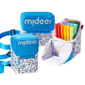 Mideer - Acrylic Markers with Doodle Bag - Brush Tip - 24 Colours - Image 1
