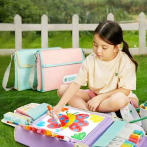 Mideer - Kids Drawing Art Set with Carry-on Bag - Pink - 75pcs - Image 1
