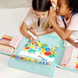 Mideer - Kids Drawing Art Set with Carry-on Bag - Pink - 75pcs - Image 2