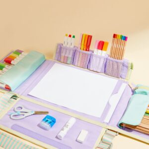 Mideer - Kids Drawing Art Set with Carry-on Bag - Pink - 75pcs - Image 4