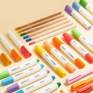 Mideer - Kids Drawing Art Set with Carry-on Bag - Pink - 75pcs - Image 5