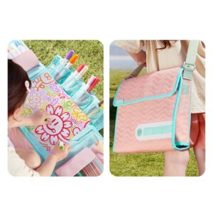 Mideer - Kids Drawing Art Set with Carry-on Bag - Pink - 75pcs - Image 7