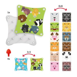 Quercetti - Guess The Animal Faces Puzzle - Image 2