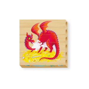 Quercetti - Wooden, Eco-Friendly Fantastic Animals Block Puzzles: 4 Puzzles - Image 3