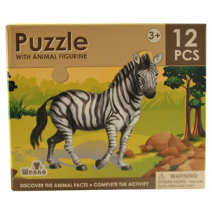 National Geographic - Puzzle - Zebra - 12pcs with Toy - Image 2