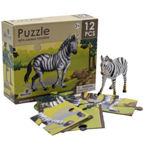 National Geographic - Puzzle - Zebra - 12pcs with Toy - Image 1
