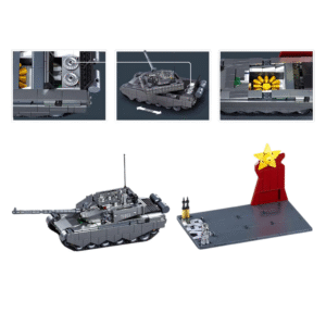 Sluban Building Set: Model Bricks - ZTZ-99AS Tank - 1079 Pieces - Image 4