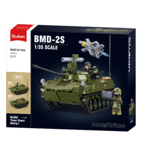 Sluban Building Set: Model Bricks - BMD-2S 2-in-1 Tank - 530 Pieces - Image 2