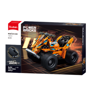 Sluban Building Set: Power Bricks - Pullback ATV Qud Bike - 176 Pieces - Image 2