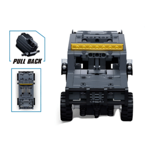 Sluban Building Set: Power Bricks - Pullback Hummer Car - 228 Pieces - Image 3