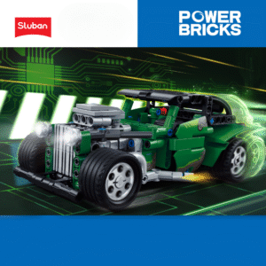Sluban Building Set: Power Bricks - Pullback Vintage Car - 238 Pieces - Image 6
