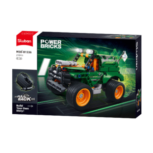 Sluban Building Set: Power Bricks - Pullback SUV Car - 210 Pieces - Image 2