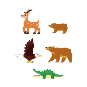 Magnetic Tiles - Forest Animals Set - 30 Pieces - Image 5