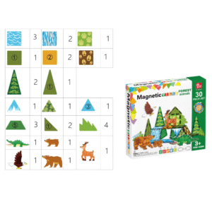 Magnetic Tiles - Forest Animals Set - 30 Pieces - Image 3