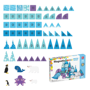 Magnetic Tiles - Arctic Animals Set - 65 Pieces - Image 4