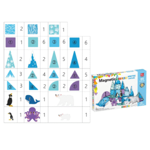 Magnetic Tiles - Arctic Animals Set - 65 Pieces - Image 3