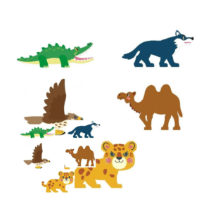 Magnetic Tiles - Wild Animals Set - 65 Pieces - Image 5