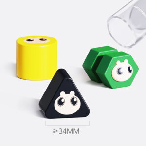 TopBright - Apple Shape Sorter with Wooden Blocks - 8pcs - Image 3