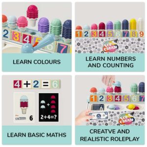 TopBright - Ice Cream Shop - Number Learning Box & Activity Cards - Image 3