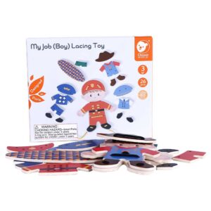 Classic World - My Job Lacing Toy - Boy - Image 6