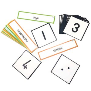 Greenbean - Number Dot Cards isiXhosa - Image 1