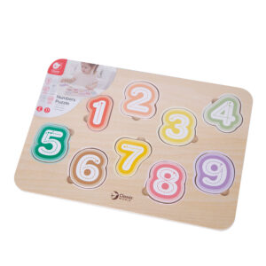Classic World - Numbers & Fruit - Counting & Tracing Wooden Puzzle - 10pcs - Image 3