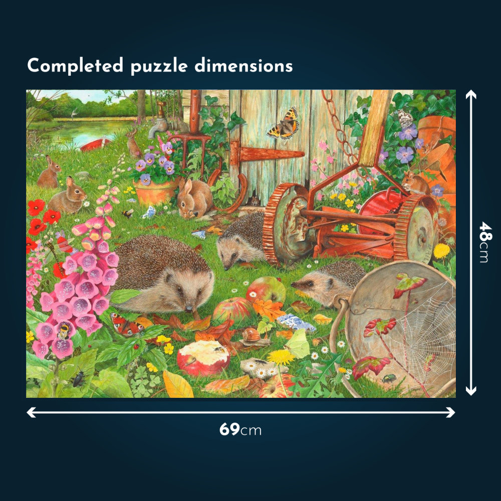House of Puzzles - Bottom Of The Garden - 1000 Piece Jigsaw Puzzle ...