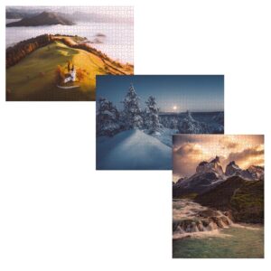 Ambassador - Photographers Collection: 3 x 1000 Piece Puzzle Bundle - Iconic Natural Wonders - Image 2