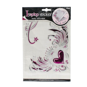 Greenbean - Laptop Sticker HEART FOIL - Image 1