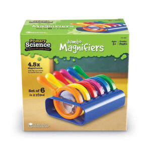 Learning Resources - Primary Science® - Jumbo Magnifiers with Stand - Image 4