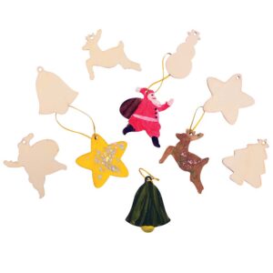 Anthony Peters - Paint Your Own Christmas Wooden Decorations - 50pcs - Image 2