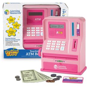 Learning Resources - Pretend & Play® - Teaching Teaching ATM Bank - Pink - Image 4