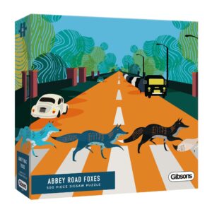 Gibsons - Abbey Road Foxes - Jigsaw Puzzle - 500pcs - Image 1