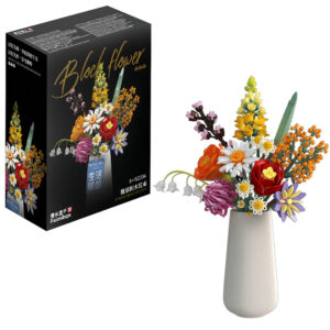 Feelo - Flower Bouquet Building Block Set - 1070 Pieces