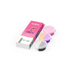 Hey Clay - Modelling Air-Dry Clay with Fun Interactive App - Scorpio, series Aliens, 3 cans - Image 4