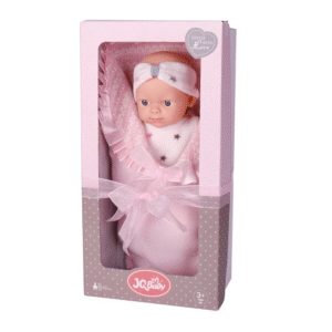 Baby Doll with Pink Clothing & Accessories - Vinyl Body - 30cm - Image 1