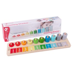 Classic World - Count & Match - Counting Stacker - 65pcs - Image 1