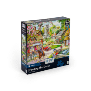 House of Puzzles - Feeding The Ducks - 1000 Piece Jigsaw Puzzle - Image 1