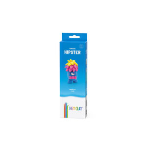 Hey Clay - Modelling Air-Dry Clay with Fun Interactive App - Hipster, series Monsters, 3 cans - Image 5