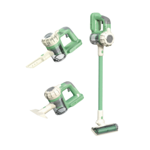 Pretend & Play Vacuum Cleaner with Suction Power & Sound Effects - Green - Image 2