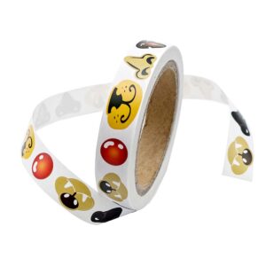 Anthony Peters - Nose Stickers - Coloured - Roll of 600 - Image 2