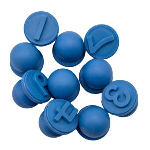 Anthony Peters - Easi-Grip - Number Stampers 0-9 - 10pcs - Image 2