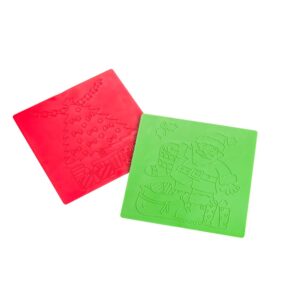 Anthony Peters - Christmas - Themed Rubbing & Embossing Plates: 2 Pieces - Image 1
