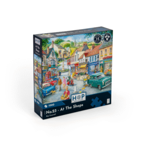 House of Puzzles - No.23 - At The Shops - 1000 Piece Jigsaw Puzzle - Image 1