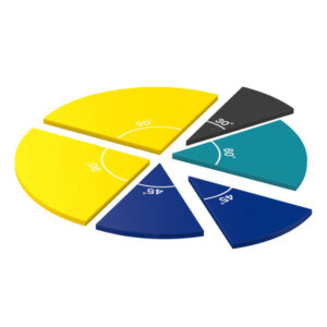 Hand2Mind - Rainbow™ Angle Circles - Image 3