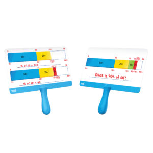 Hand2Mind - Magnetic Percent Bar Answer Boards: Set of 4 - Image 2
