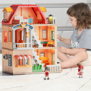 Feelo - Genius Architect Villa - Building Block Set - 186 Pieces - Image 5
