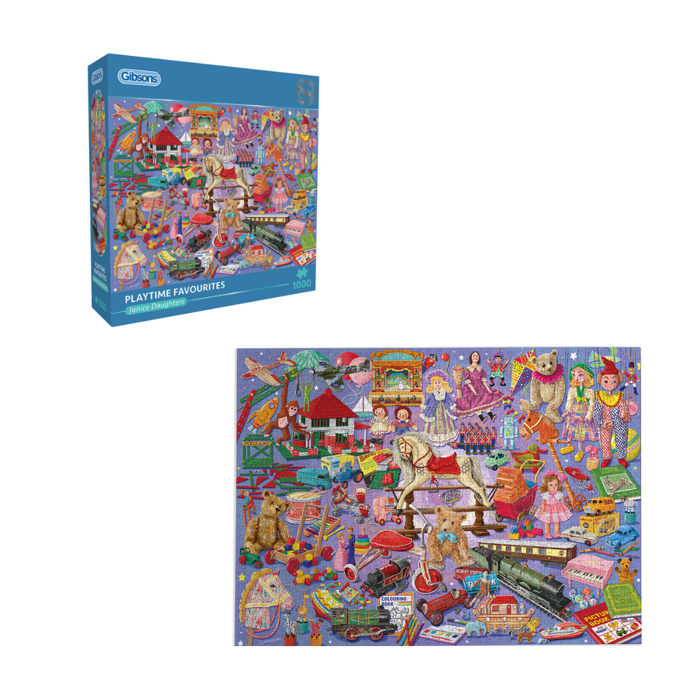 Gibsons - Playtime Favourites - 1000 Piece Jigsaw Puzzle - BrainPlay