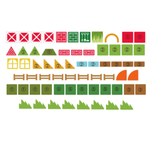 Magnetic Tiles - Farm Animals Set - 70 Pieces - Image 4