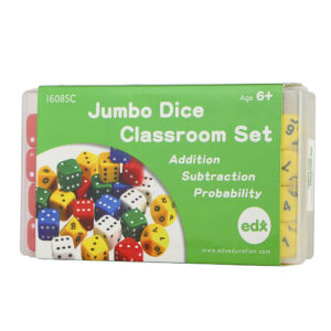 EDX Education - Dice - Classroom Set Jumbo - 25mm - 24pcs - Container - Image 3